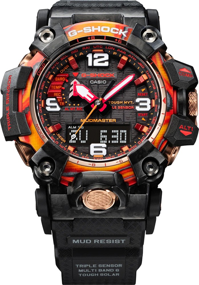 G shock best sale mudmaster rescue red