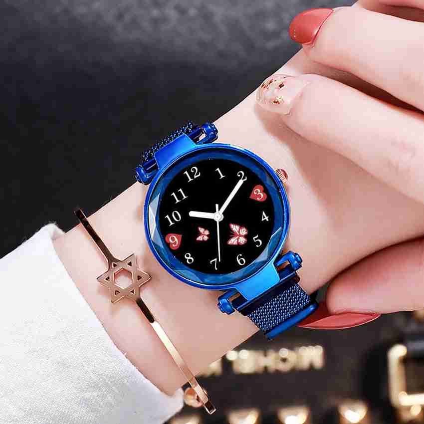 Magnet watch blue colour store