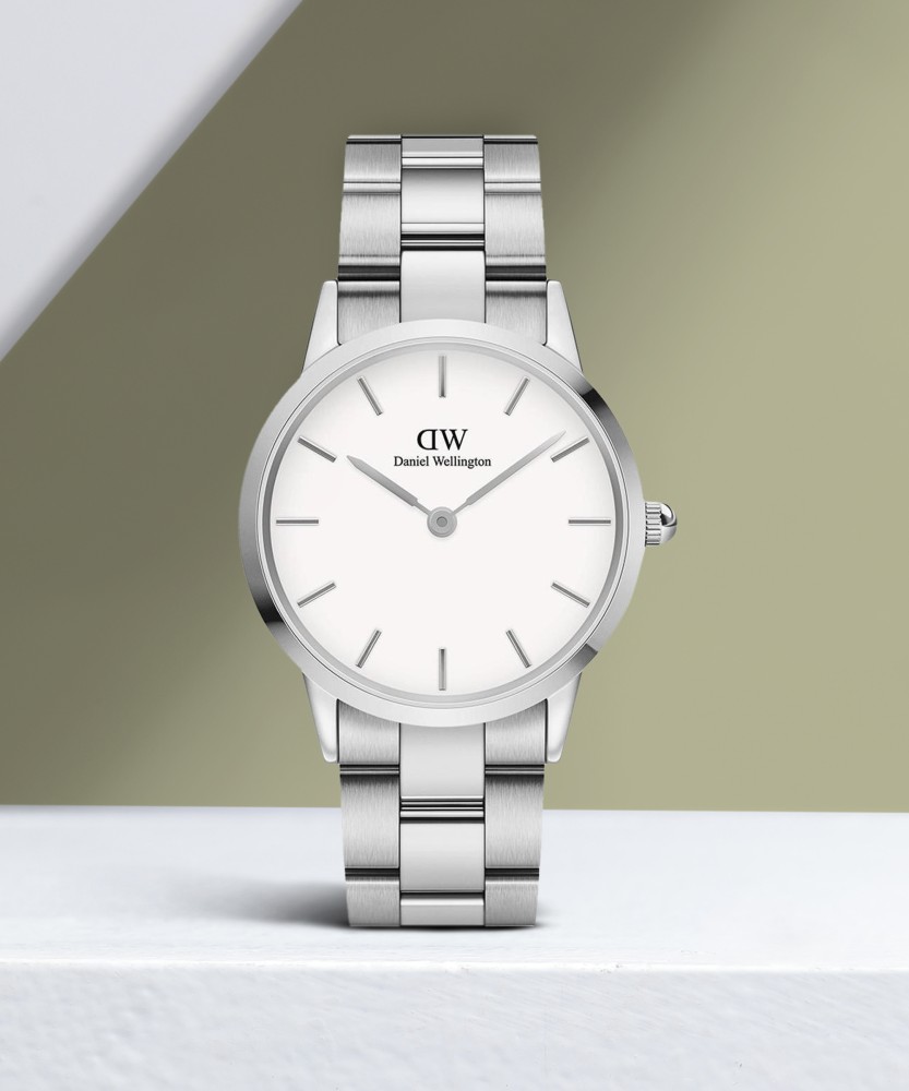 DANIEL WELLINGTON Iconic Link 36mm Silver Iconic Link White color