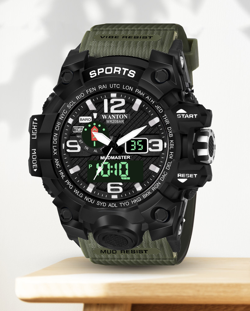 Smael watch army green new arrivals