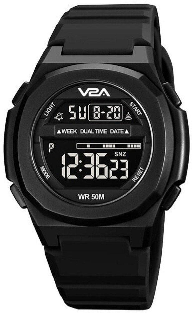 V2A Digital Watch For Men Buy V2A Digital Watch For Men Stylish Trendy Waterproof Small Case Multi Function Sports Casual Online at Best Prices in India Flipkart