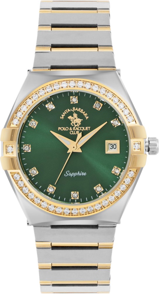 Santa Barbara Polo Racquet Club SB.1.10540 4 Green Dial Analog Watch For Women Buy Santa Barbara Polo Racquet Club SB.1.10540 4 Green Dial Analog Watch For Women SB.1.10540 4 Online