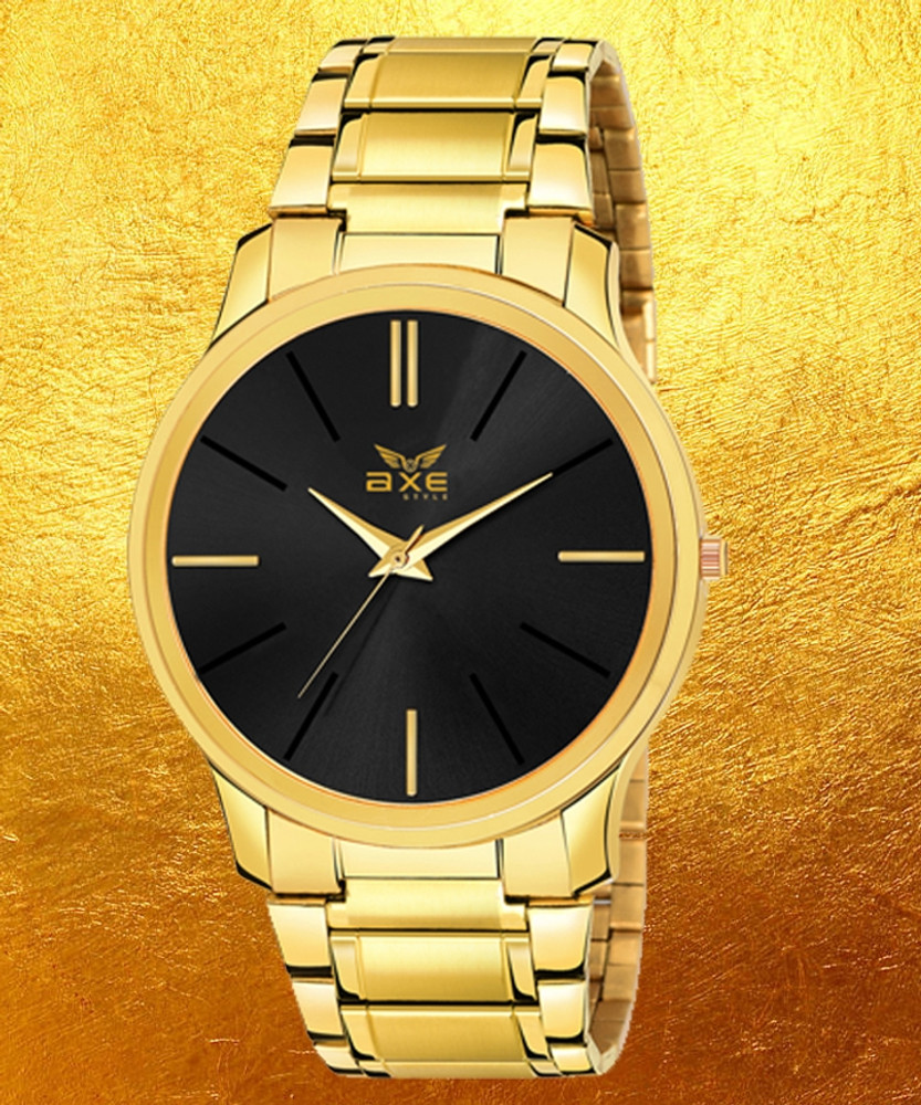 Golden watch for mens sale branded