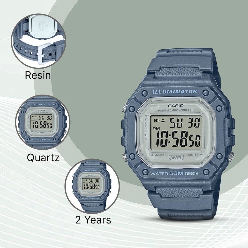 Casio w218 clearance