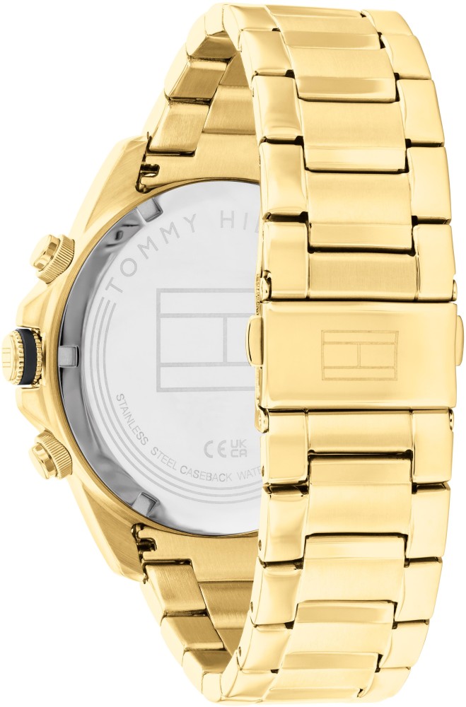 Gold tommy watch fashion