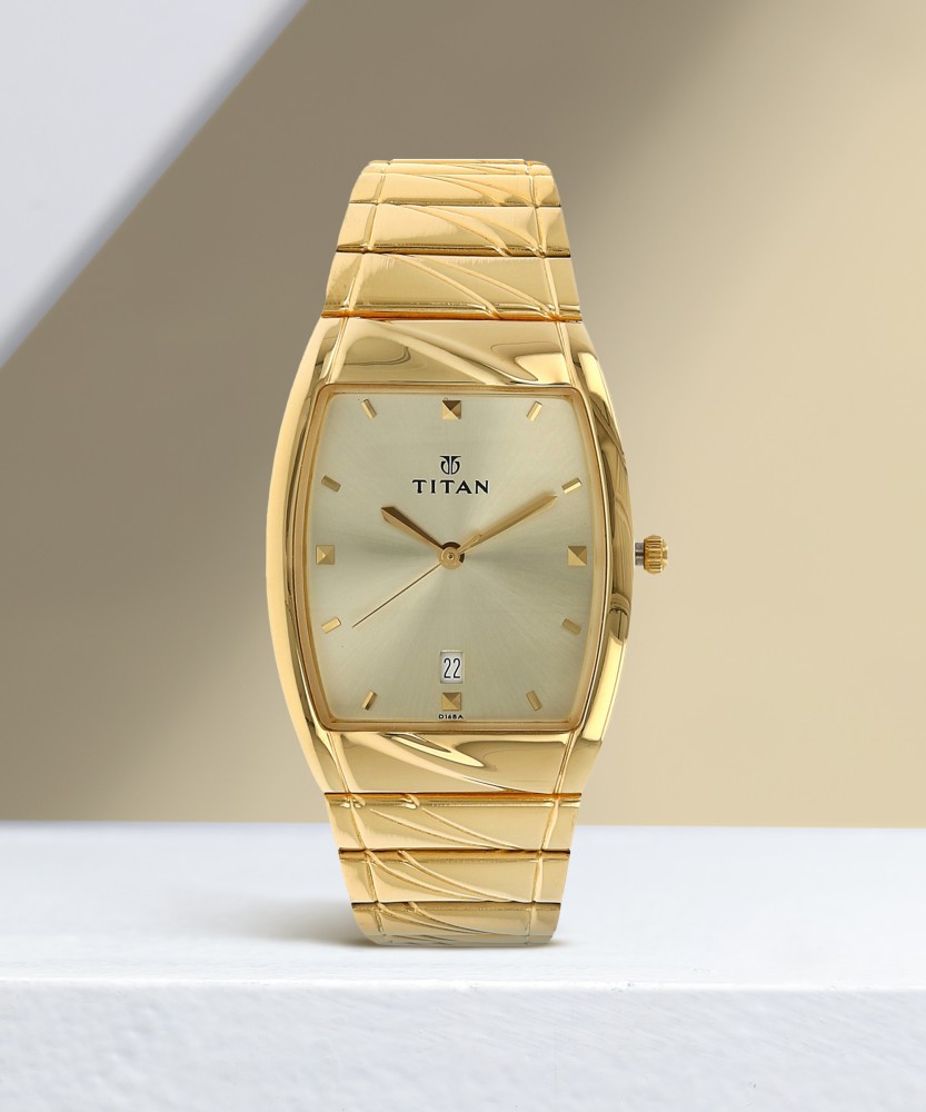 Titan real hot sale gold watch