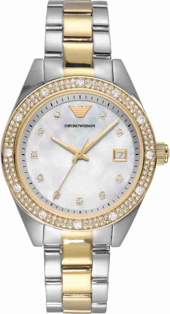 Armani two tone clearance women's watch