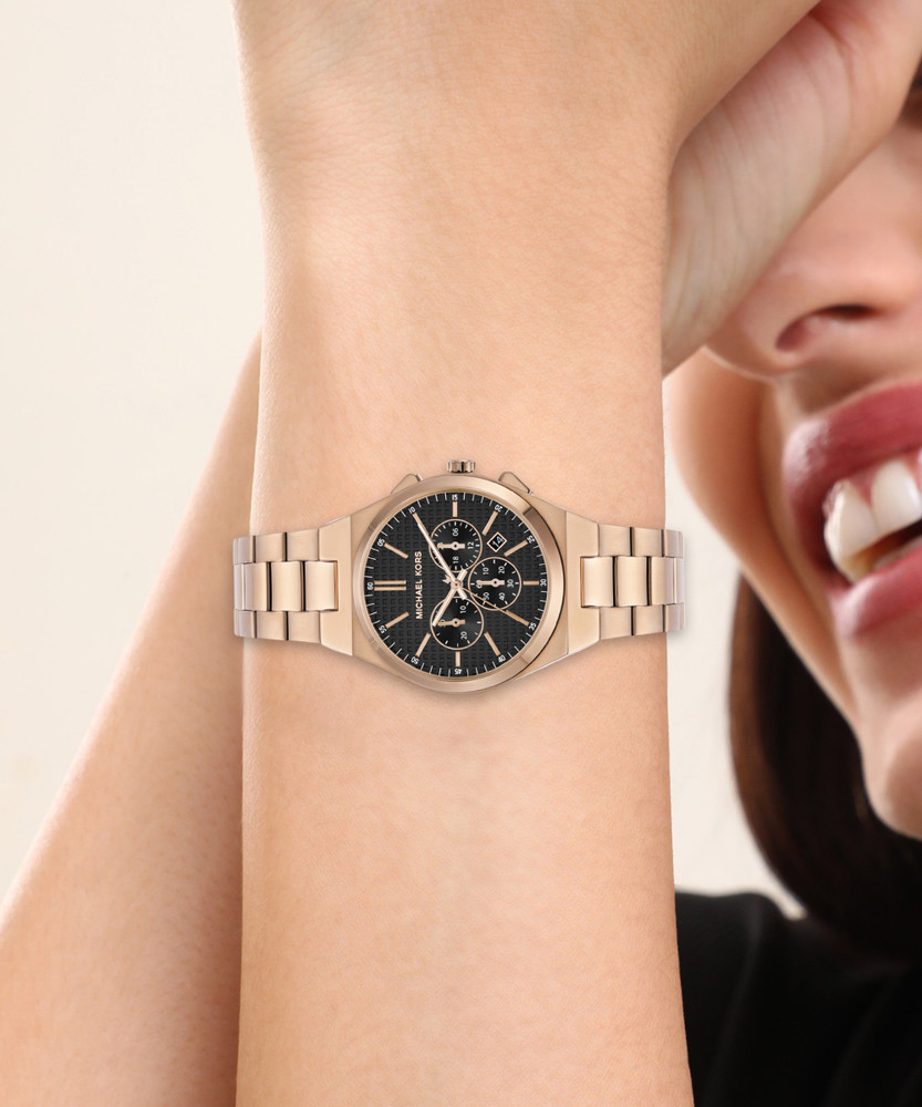 未使用】MICHAEL KORS LENNOX ウォッチ（Oversized Sage Gold