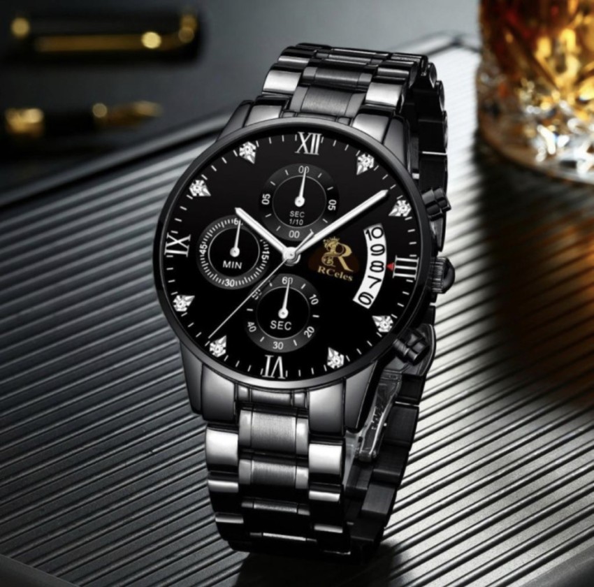 RCeles Classic Business Luxury Magnificent Analog Black Sporty and professional stylish multifunctional waterproof watch Analog Watch For Men Women Buy RCeles Classic Business Luxury Magnificent Analo...