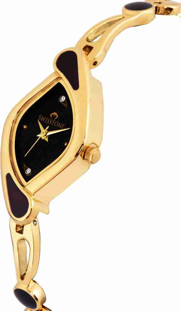 SWISSTONE Analog Watch For Women Buy SWISSTONE Analog Watch For Women JEWELS163 BLKGLD Online at Best Prices in India Flipkart