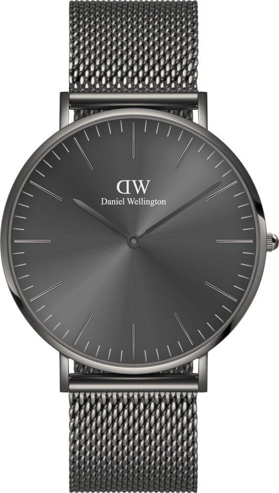 Daniel wellington black mesh watch hotsell