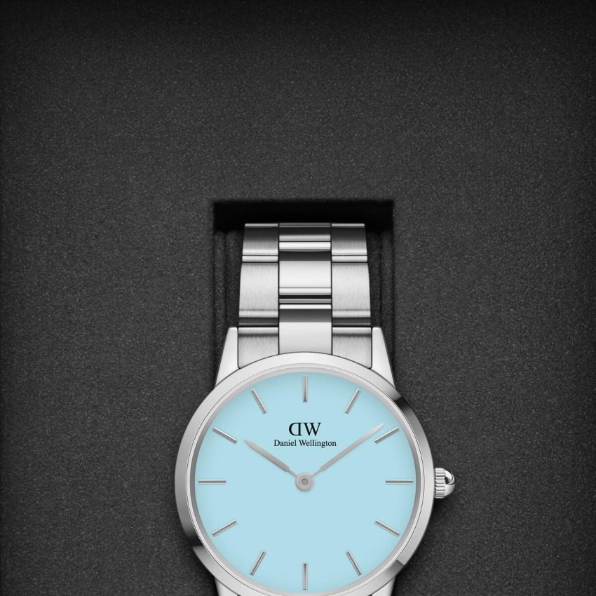 DANIEL WELLINGTON Iconic Link 36 S Pastel Blue Iconic Link Pastel