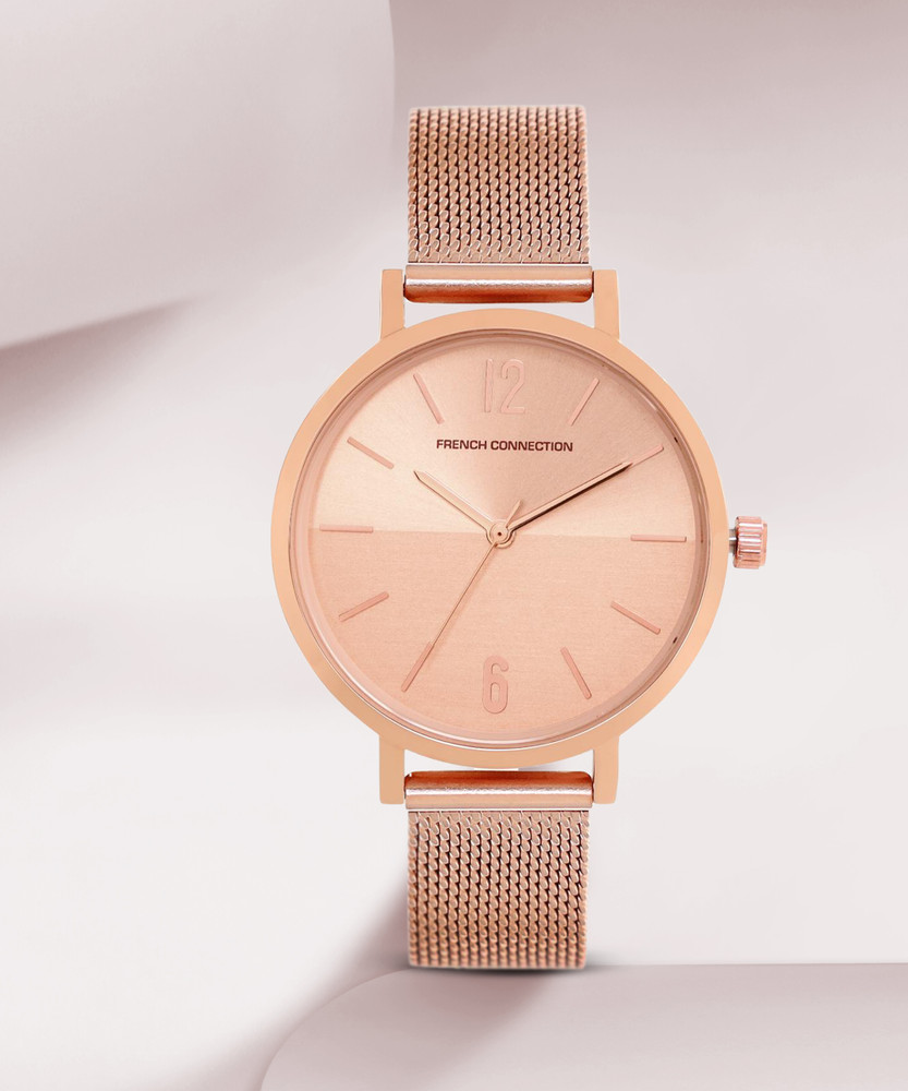 French connection rose gold watch shop