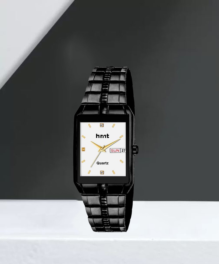 hrnt B9172 B9172 WaterResistant Pure Black Plating DayDate Display Branded Hands Watch Analog Watch For Men Buy hrnt B9172 B9172 WaterResistant Pure Black Plating DayDate Display Branded Hands Watch A...