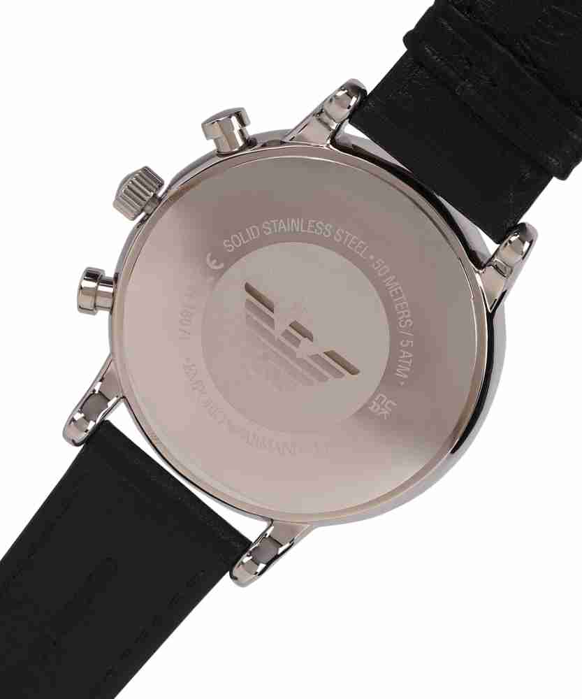 Emporio armani watch stainless steel back outlet