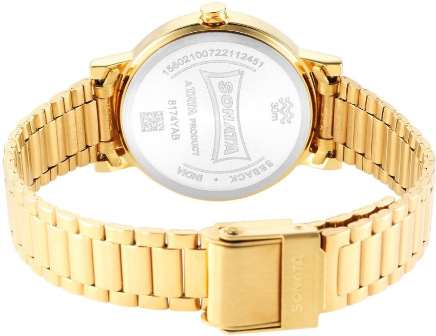 Sonata gold store watch price list