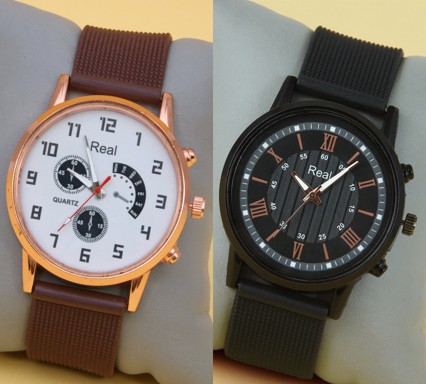 Buy Real Analog Watch For Men watch for men combo 2 Online at