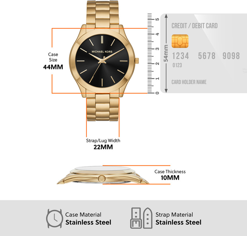 MICHAEL KORS Slim Runway Slim Runway Analog Watch For Men Buy MICHAEL KORS Slim Runway Slim Runway Analog Watch For Men MK8621 Online at Best Prices in India Flipkart