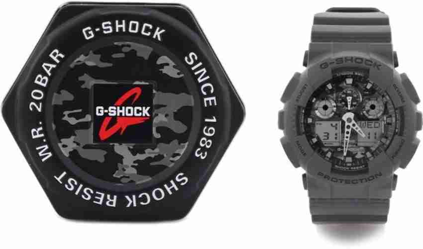 CASIO GA 100CF 8ADR G Shock GA 100CF 8ADR Analog Digital Watch