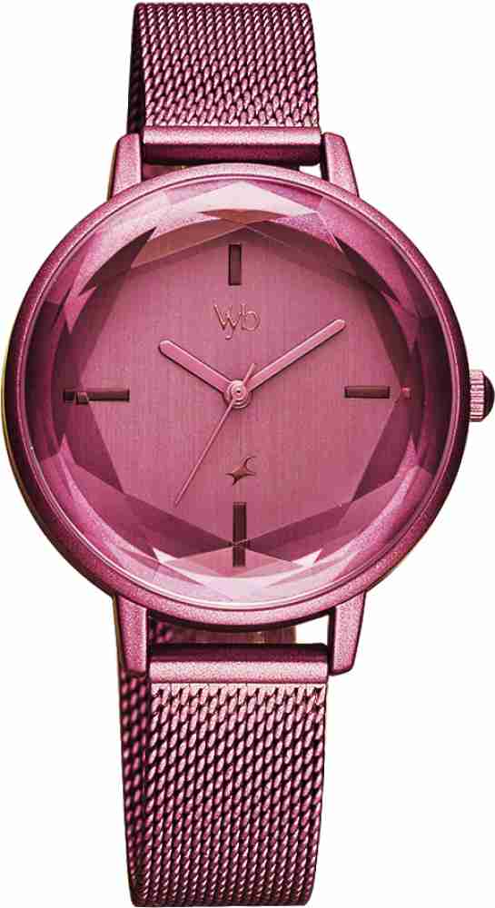 Fastrack Vyb Muse Peach Dial Peach Strap Analog Watch - For Women - Buy  Fastrack Vyb Muse Peach Dial Peach Strap Analog Watch - For Women  FV60022WL03W Online at Best Prices in