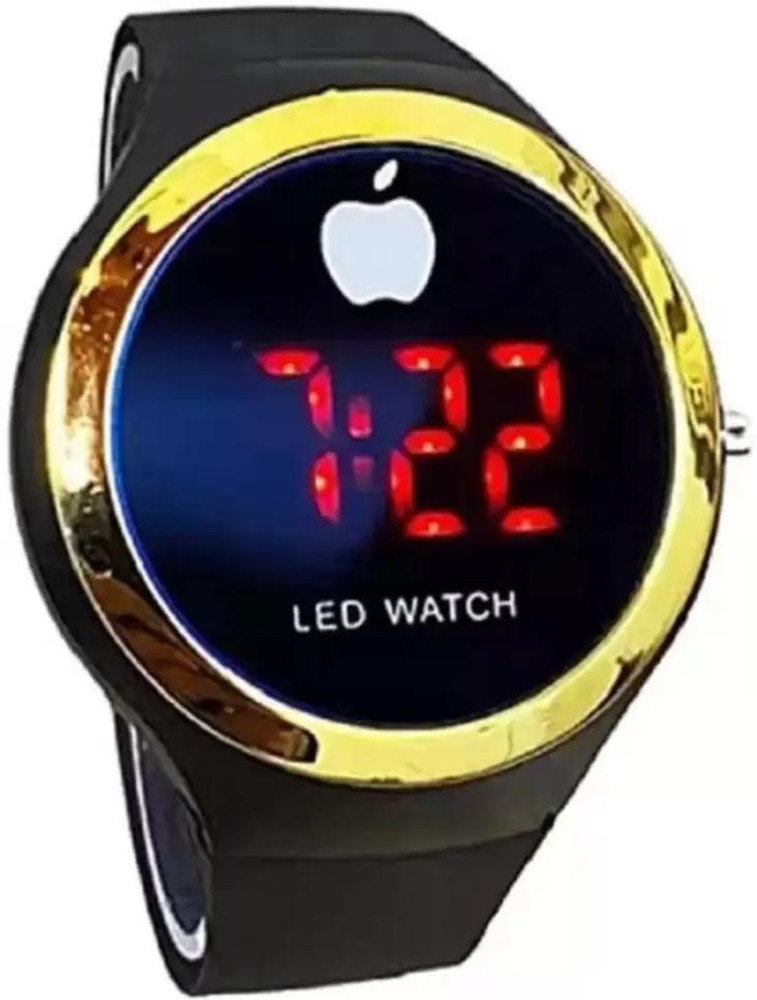 Prozo Round Black Apple Shape Dial Latest LED Digital Watch Digital Watch For Boys Girls Buy Prozo Round Black Apple Shape Dial Latest LED Digital Watch Digital Watch