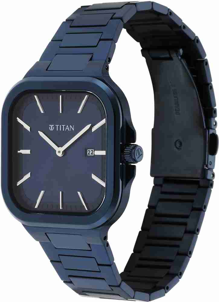 Titan slim best sale square watch