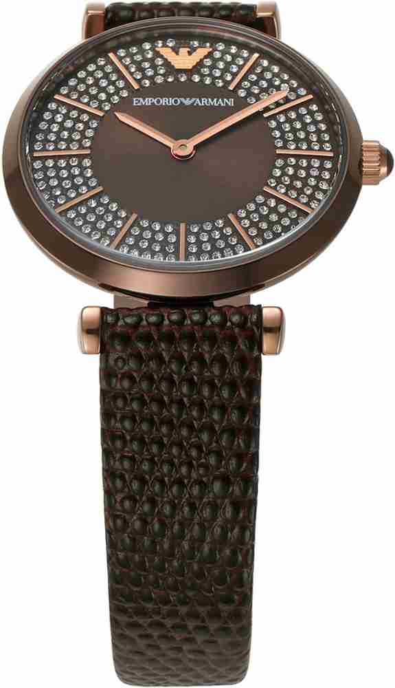 Armani watch women black store