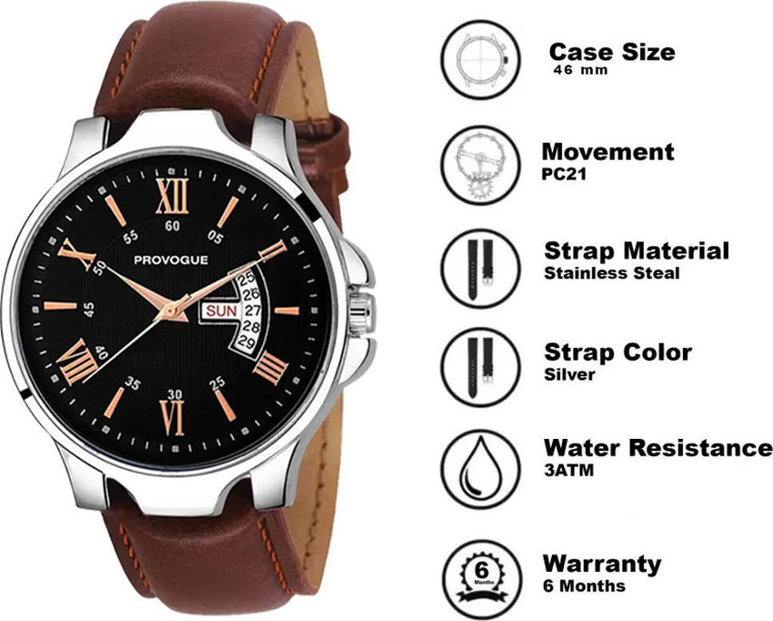 PROVOGUE Premium gifting watch for man and boys Provogue Long Life premium quality semi water resistant wirst Analog Watch For Men Buy PROVOGUE Premium gifting watch for man and boys