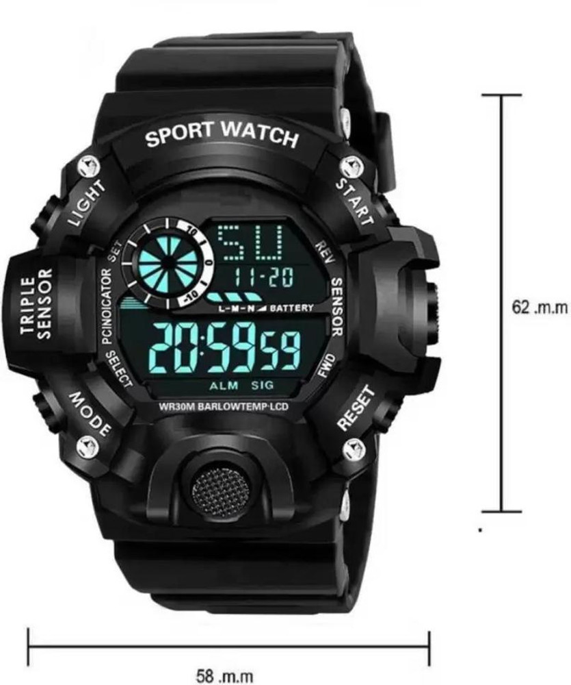 Digital watch online flipkart store