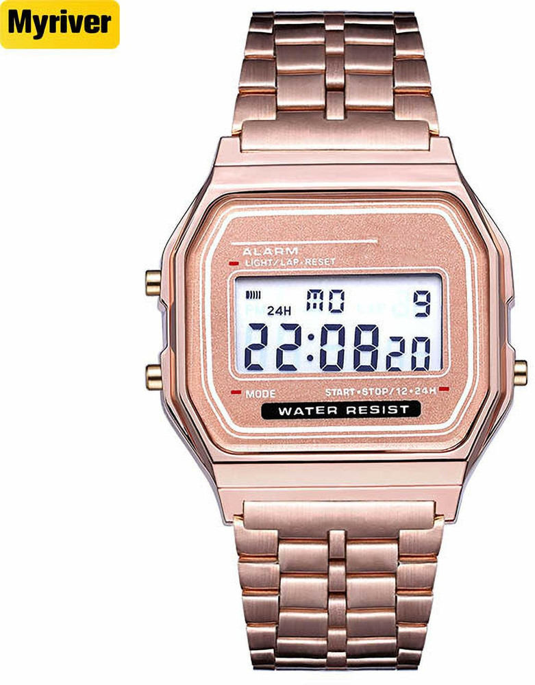 Women's watch digital and analog top