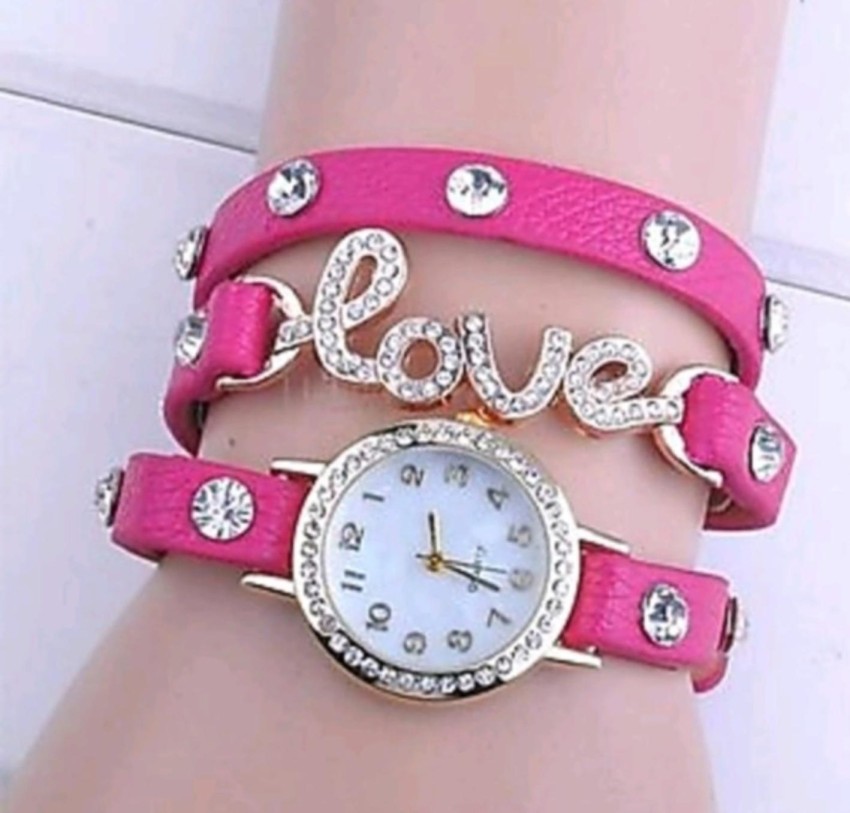 Pink colour watch for on sale girls