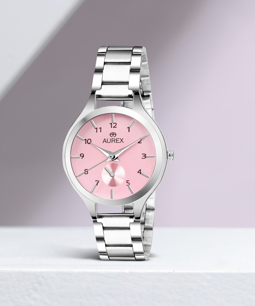 Mens discount pink watch