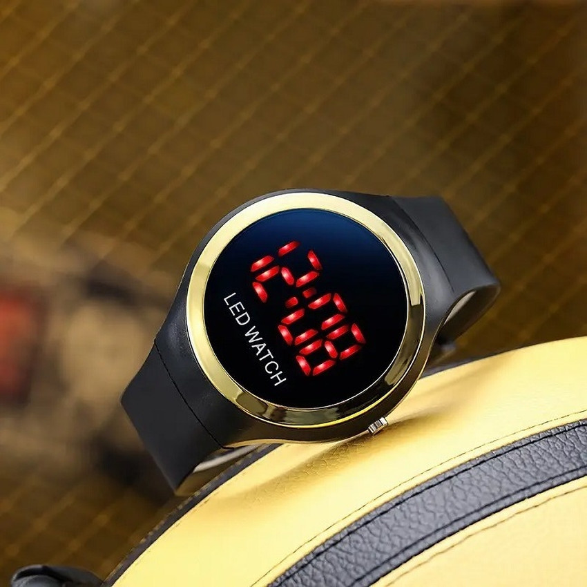 Apple shaped discount led watch