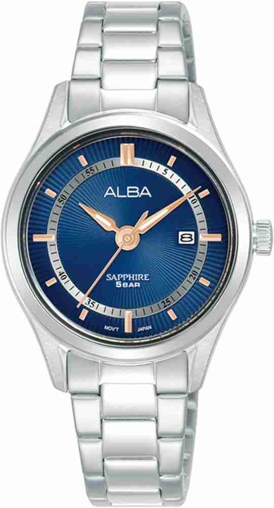 Alba sapphire crystal watch price clearance