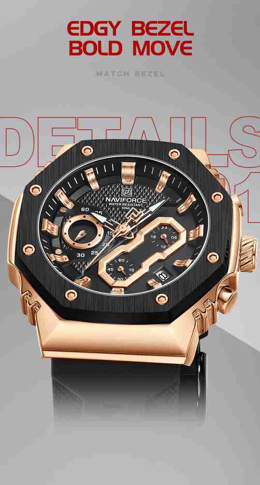 Naviforce watch unique design best sale