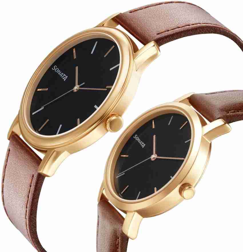 Sonata couple watches store flipkart