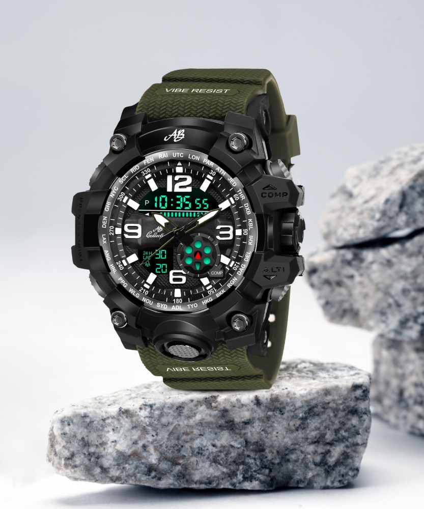 Mens analog sports cheap watches