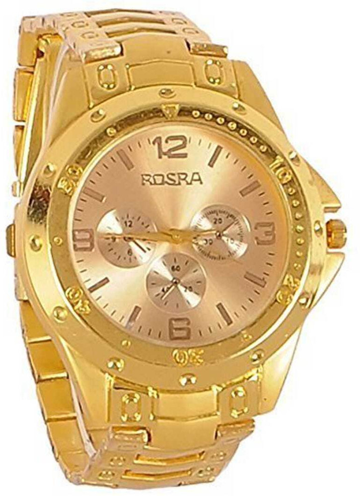 SALES FASHION Analog Watch For Men Buy SALES FASHION Analog Watch For Men Gold Dial Rosra Watch for Men Online at Best Prices in India Flipkart