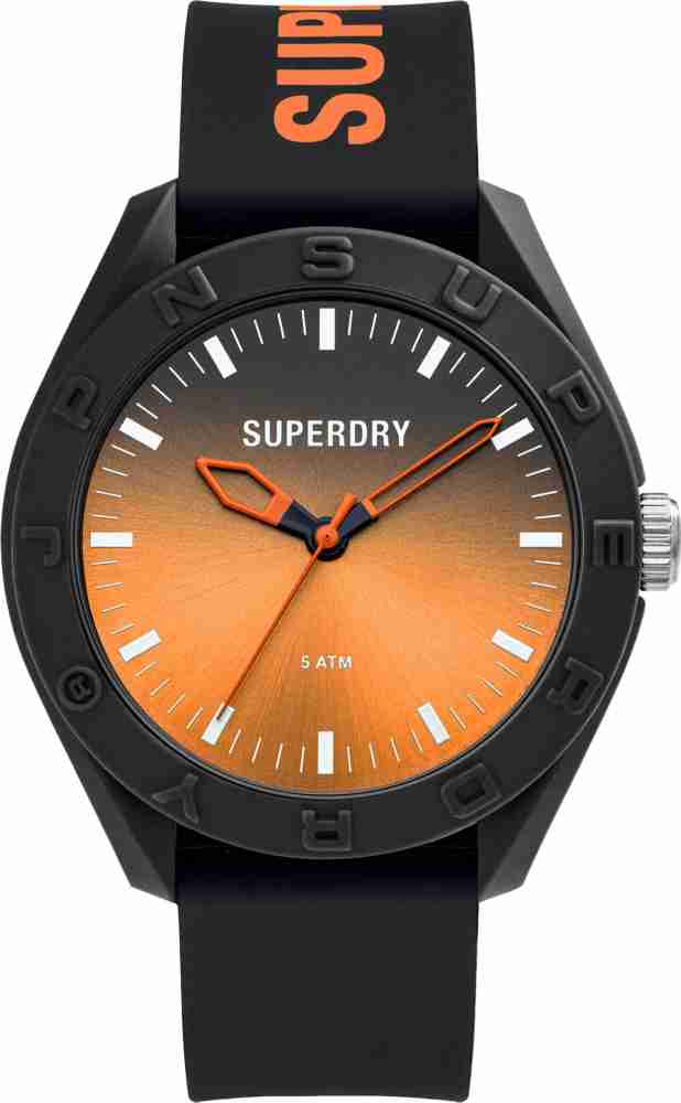 Superdry orange sale watch