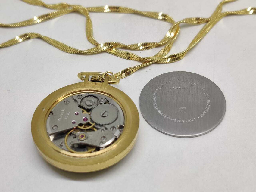 DIXOT HMT SONA pocket watch gold plated made in India looks nice