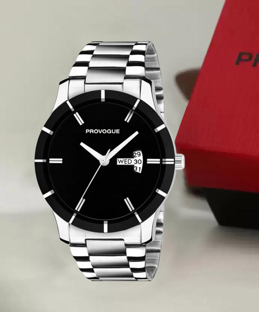 Provogue watches roman eur fob black stitch online