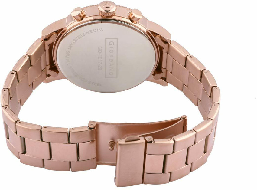 Rose gold store watches giordano