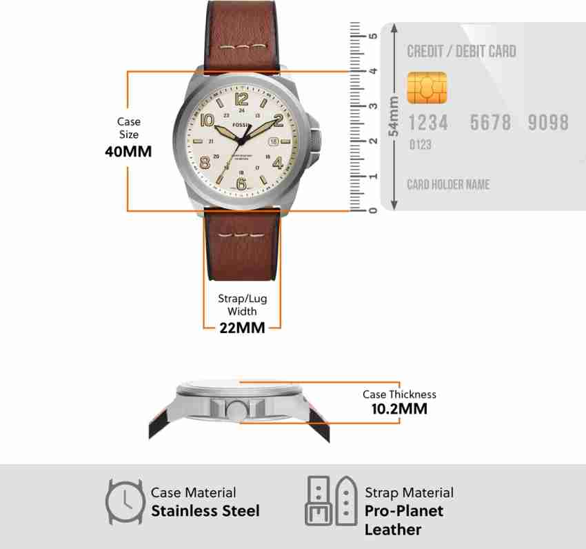 FOSSIL Bronson Bronson Analog Watch - For Men - Buy FOSSIL Bronson Bronson  Analog Watch - For Men FS5919 Online at Best Prices in India