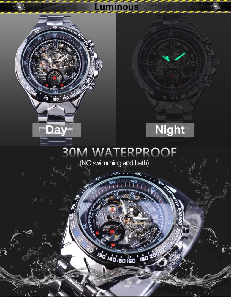 Self winding hot sale waterproof watch