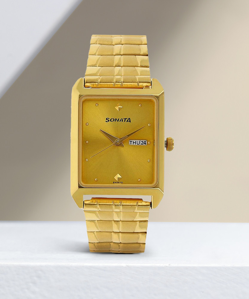 SONATA Analog Watch For Men Buy SONATA Analog Watch For Men NP7007YM05 Online at Best Prices in India Flipkart