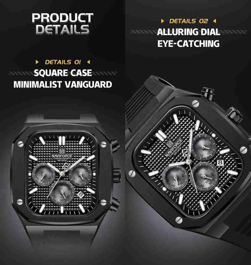 Naviforce 2024 square watch