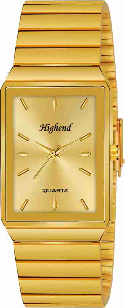 Highend Golden men Watch Analog Watch-For Men Gold Plated Classic 