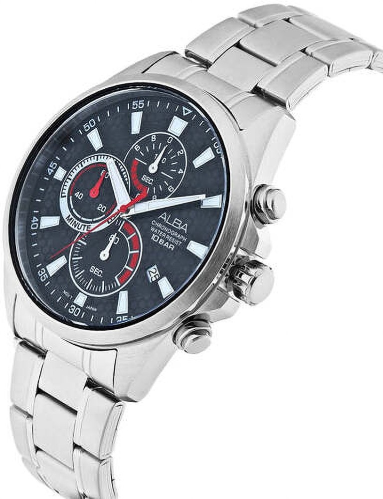 Alba chronograph water online resist 10 bar price