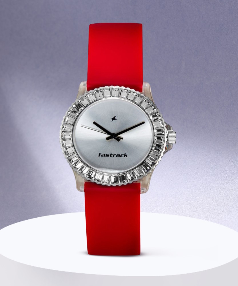 Fastrack red colour discount watch