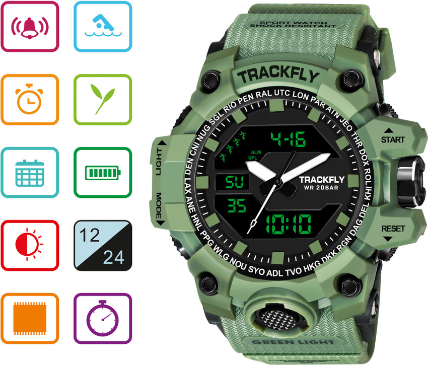 Olive green g shock watch deals